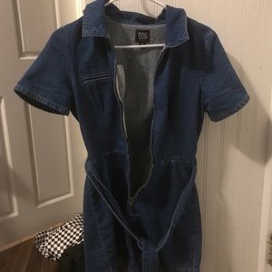 Denim romper